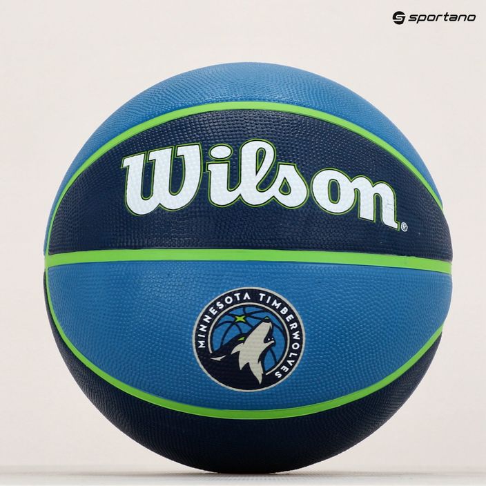 Wilson NBA NBA Team Tribute baschet Minnesota Timberwolves albastru WTB1300XBMIN 5
