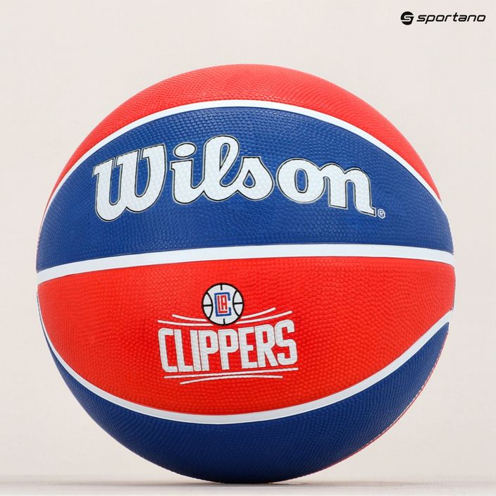 Wilson NBA NBA Team Tribute Los Angeles Clippers Baschet roșu WTB1300XBLAC 7