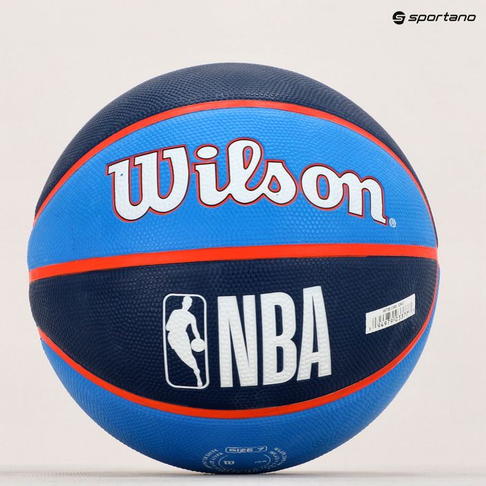 Wilson NBA NBA Team Tribute baschet Oklahoma City Thunder albastru WTB1300XBOKC 7