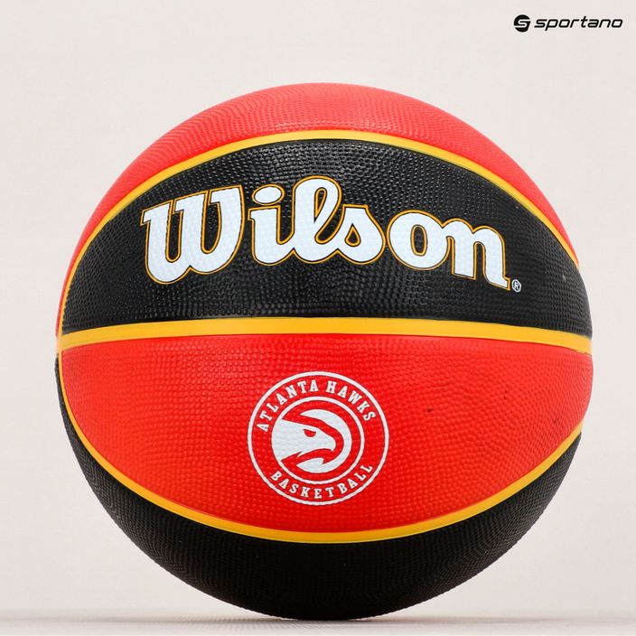 Wilson NBA Echipa de NBA Tribute Atlanta Hawks baschet WTB1300XBATL dimensiunea 7 5