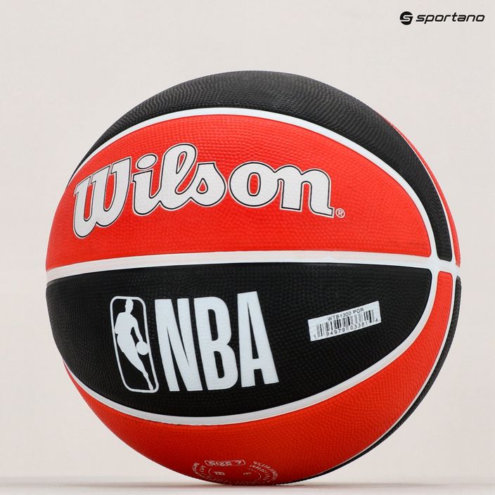Wilson NBA NBA Team Tribute Portland Trail Blazers baschet roșu WTB1300XBPOR 6