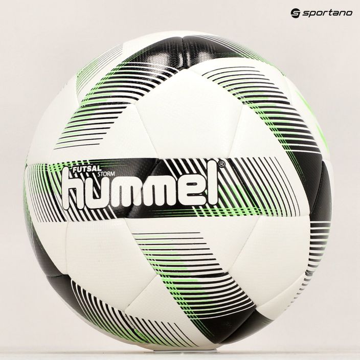 Hummel Storm FB de fotbal alb-negru/negru/verde mărimea 4 5