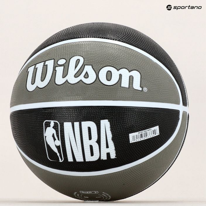 Wilson NBA NBA Team Tribute Brooklyn Nets baschet gri WTB1300XBBRO 7