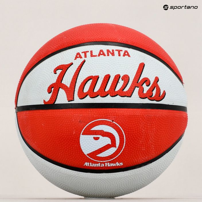 Wilson NBA Team Retro Mini Atlanta Hawks Baschet roșu WTB3200XBATL 5