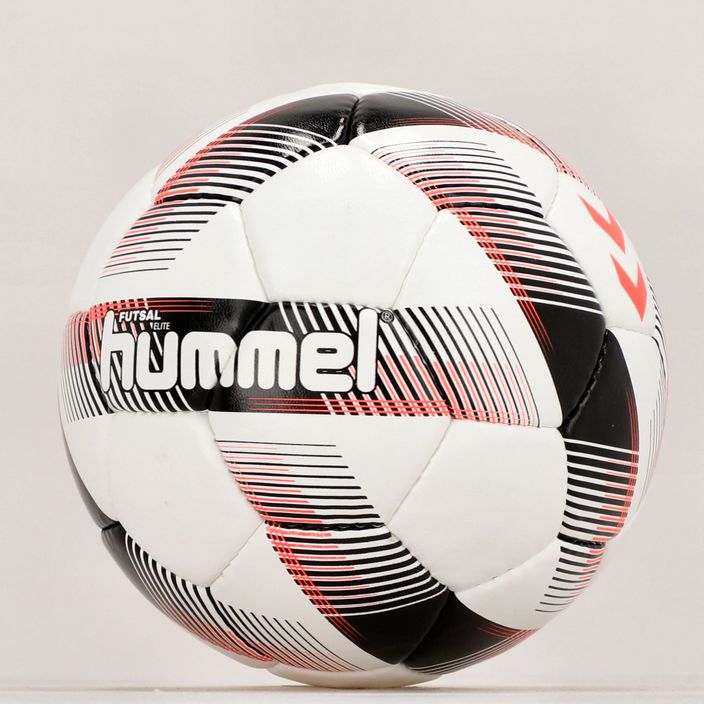 Hummel Futsal Elite FB fotbal alb/negru/roșu mărimea 3 5