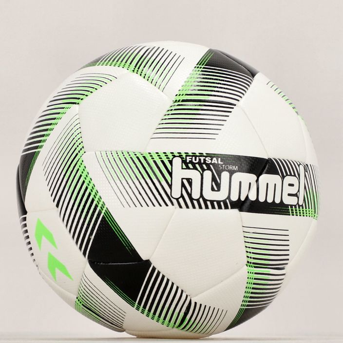 Hummel Storm FB de fotbal alb-negru/negru/verde mărimea 3 5