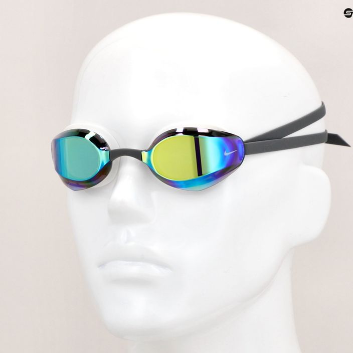 Ochelari de înot Nike Vapor Mirror de culoare gri fier 8