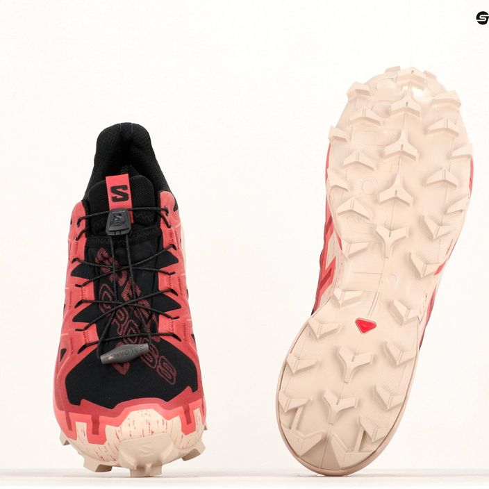 Pantofi de alergare pentru femei Salomon Speedcross 6 GTX negru/cow hide/faded rose 14