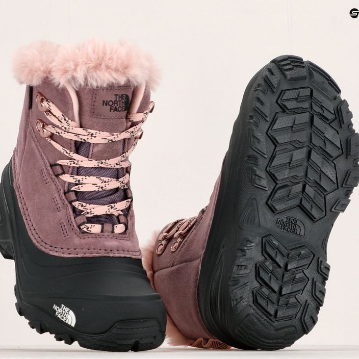 The North Face Shellista V Lace Wp cizme de zăpadă pentru copii fawn grey/asphalt grey 14