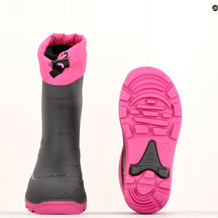 Kamik Snobuster1 cizme de drumeție pentru copii cărbune/magenta 15