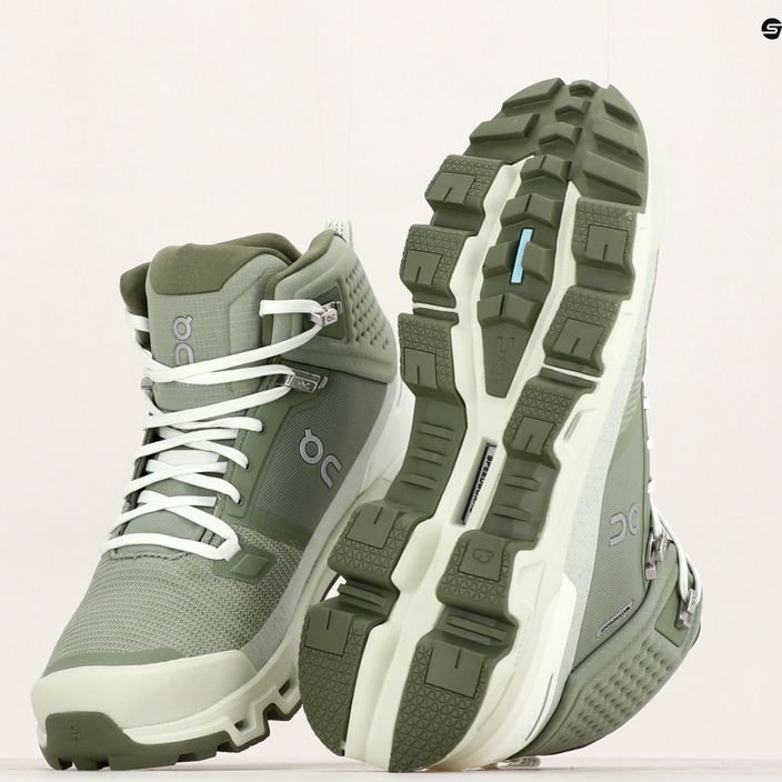 Pantofi de trekking pentru bărbați On Cloudrock 2 Waterproof reseda/aloe 8