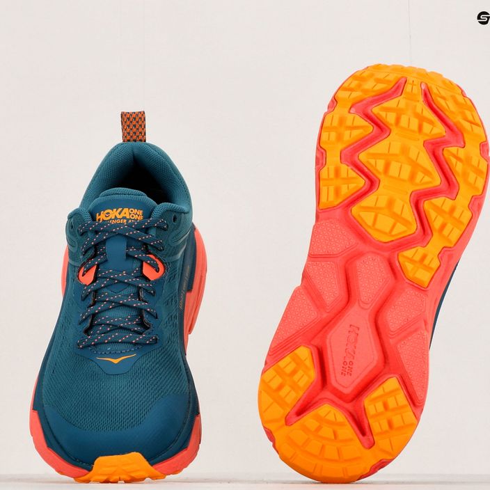 Pantofi de alergare pentru femei HOKA Challenger ATR 6 GTX albastru/coral camellia 4