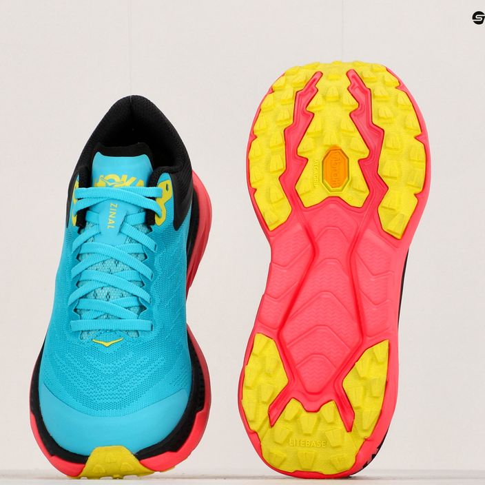 Pantofi de alergare pentru femei HOKA Zinal scuba blue/diva pink 13