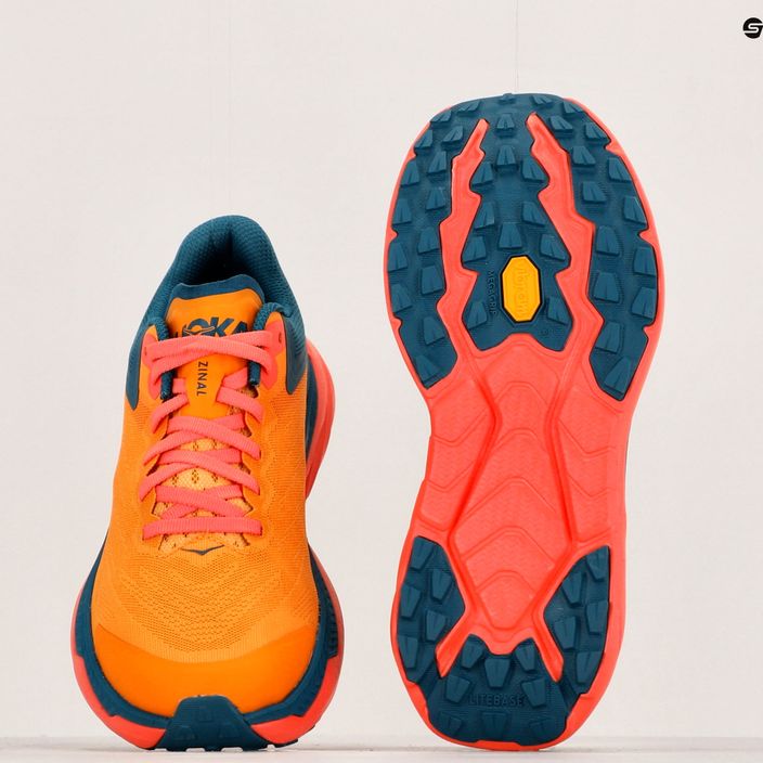 Pantofi de alergare pentru femei HOKA Zinal radiant yellow/camellia 11