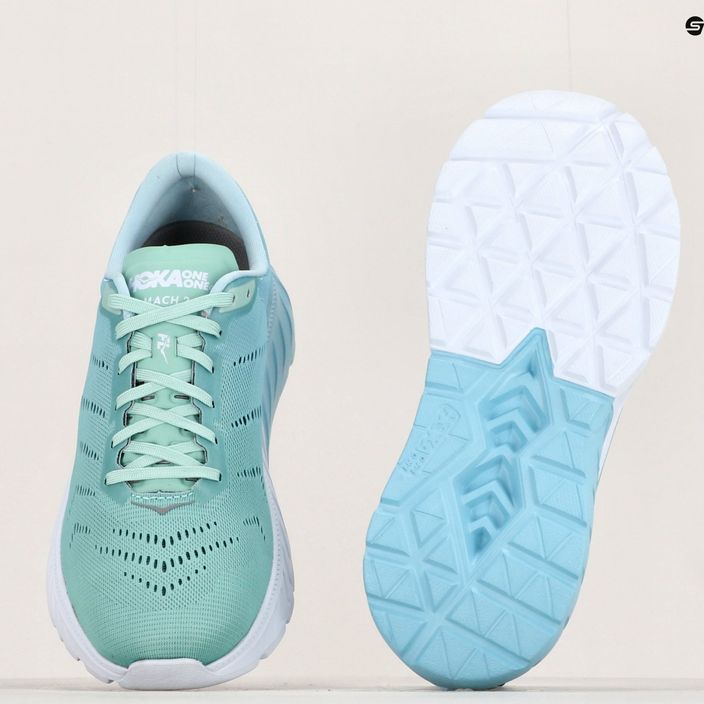 Pantofi de alergare pentru femei HOKA Mach 2 aquamarine/lichen 11