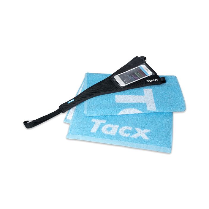 Husă de transpirație pentru bicicletă cu buzunar pentru telefon și prosop Tacx negru T2935 2