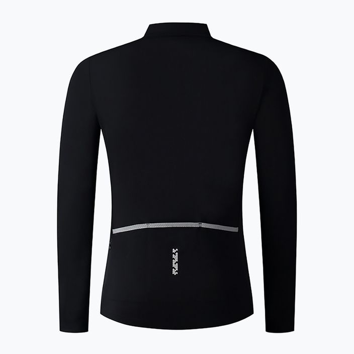 Bărbați Shimano Vertex Thermal LS Jersey tricou de biciclete negru PCWJJSPWUE13ML0108 6