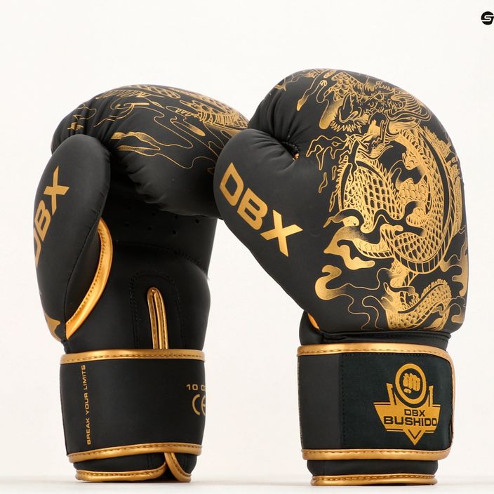 DBX BUSHIDO "Gold Dragon" mănuși de box aur/negru DBX BUSHIDO "Gold Dragon" aur/negru 18