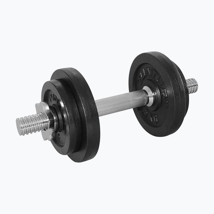 Halteră ajustabilă Tunturi Dumbbellset 10 kg black