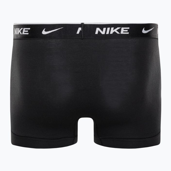 Boxeri pentru bărbați Nike Everyday Cotton Stretch Trunk 3Pk UB1 negru 2