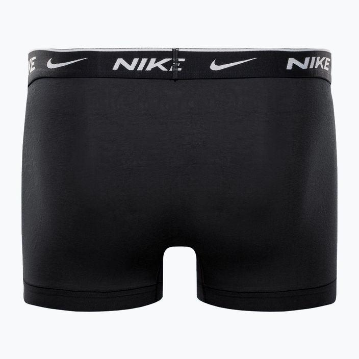Boxeri pentru bărbați Nike Everyday Cotton Stretch Trunk 3Pk UB1 obsidian / game royal / negru 3