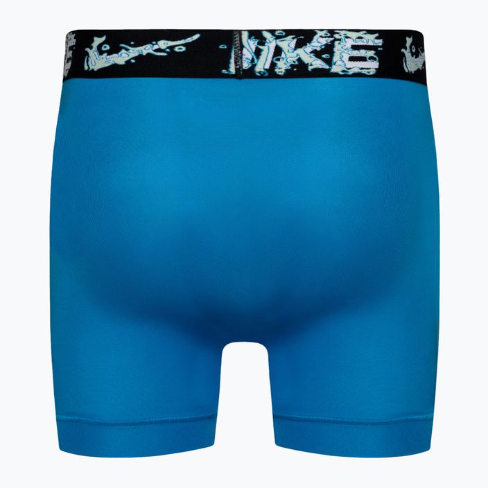Boxeri pentru bărbați Nike Dri-Fit Essential Micro Boxer Brief 3 pary black/green/blue 5