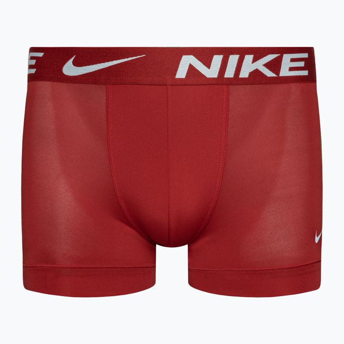Bărbați Nike Dri-Fit Essential Micro Trunk boxeri 3 perechi albastru/roșu/albastru 3