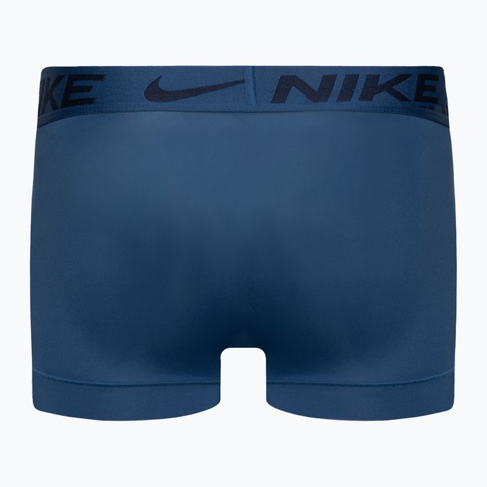 Bărbați Nike Dri-Fit Essential Micro Trunk boxeri 3 perechi albastru/roșu/albastru 5
