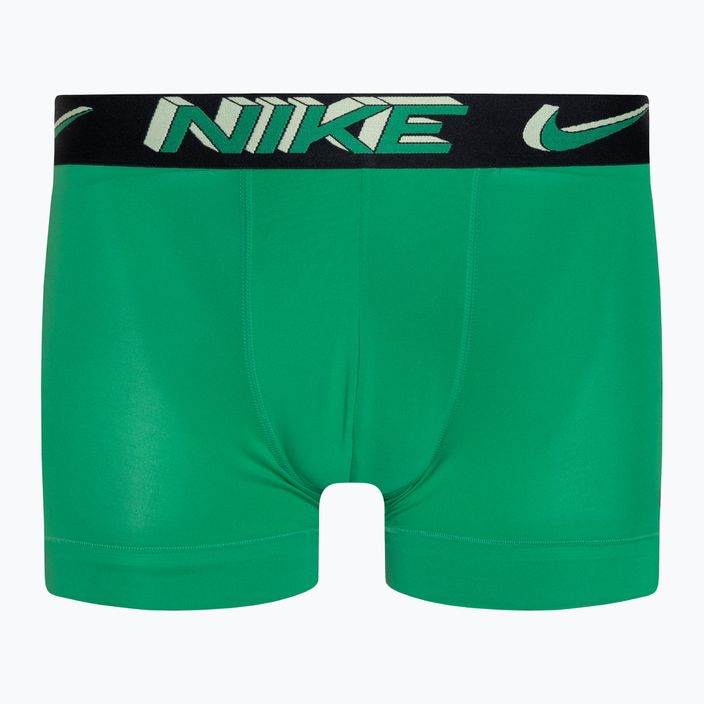 Boxeri pentru bărbați Nike Dri-Fit Essential Micro Trunk 3 pary stadium green/pink rise/black 3d 7