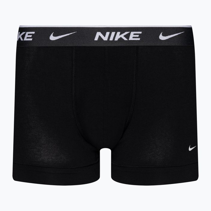 Boxeri pentru bărbați Nike Everyday Cotton Stretch Trunk 3 pary black/violet/orange 2