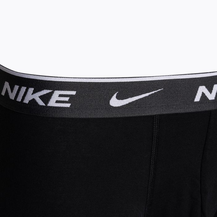 Boxeri pentru bărbați Nike Everyday Cotton Stretch Trunk 3 pary black/violet/orange 6