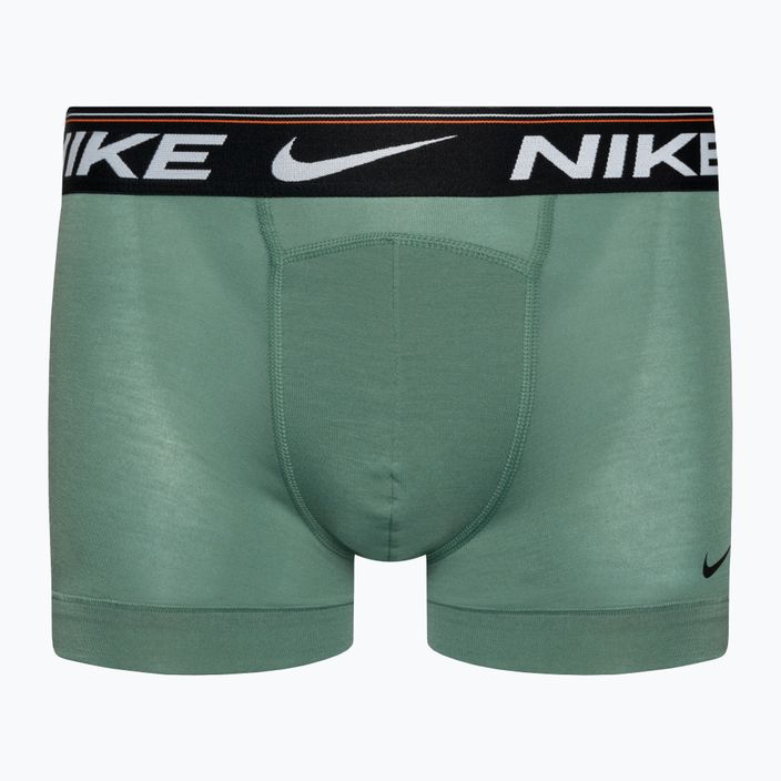 Boxeri pentru bărbați Nike Dri-FIT Ultra Comfort Trunk 3 perechi turcoaz/negru/portocaliu 2