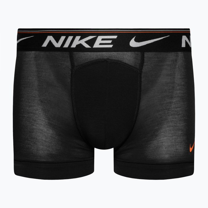 Boxeri pentru bărbați Nike Dri-FIT Ultra Comfort Trunk 3 perechi turcoaz/negru/portocaliu 4