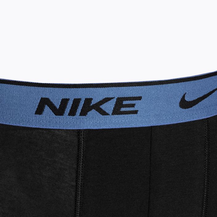 Boxeri pentru bărbați Nike Everyday Cotton Stretch Trunk 3 pary black/blue/fuchsia/orange 5