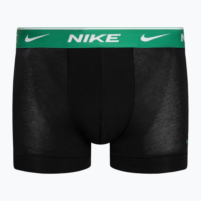 Boxeri pentru bărbați Nike Everyday Cotton Stretch Trunk 3 pary turquoise/violet/blue 3