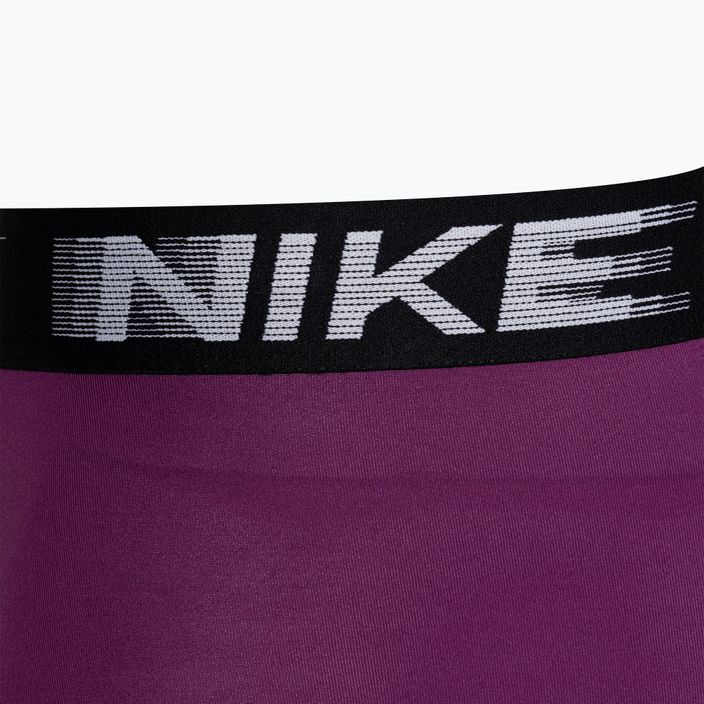 Boxeri pentru bărbați Nike Dri-Fit Essential Micro Trunk 3 pary violet/wolf grey/black 6