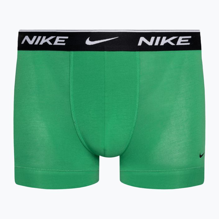 Boxeri pentru bărbați Nike Everyday Cotton Stretch Trunk 3 pary green/violet/blue 3