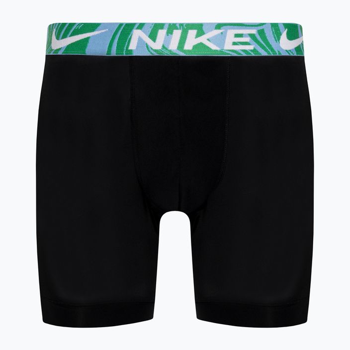 Boxeri pentru bărbați Nike Dri-Fit Essential Micro Boxer Brief 3 pary black/aquarius bleu/laser fuchsia/grey 2