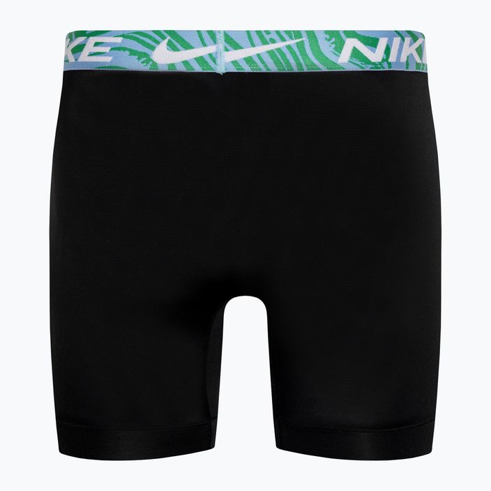 Boxeri pentru bărbați Nike Dri-Fit Essential Micro Boxer Brief 3 pary black/aquarius bleu/laser fuchsia/grey 3