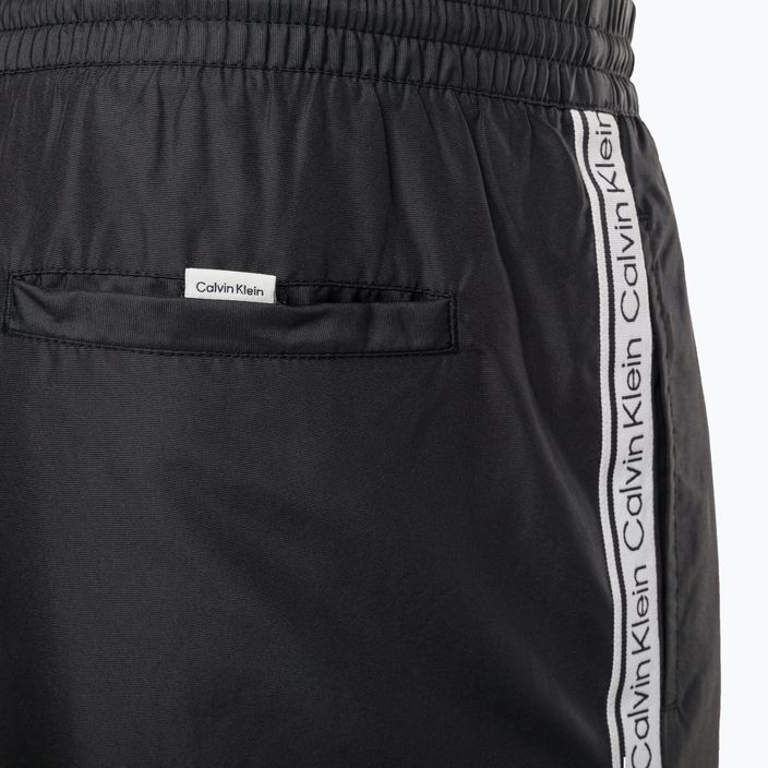 Pantaloni scurți de baie bărbați Calvin Klein Medium cu cordon negru 9