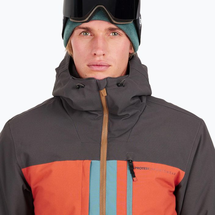 Jachetă de schi Protest Prtpomano pentru bărbați, verde atlantic 6