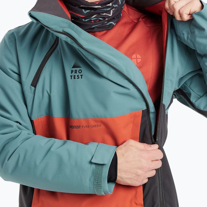 Jachetă de schi pentru bărbați Protest Prtkakune verde atlantic 6