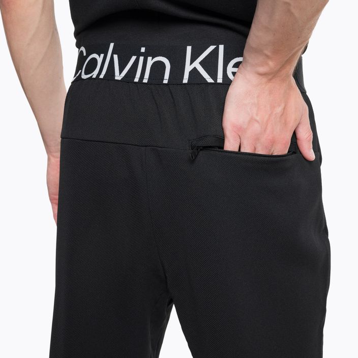 Pantaloni de antrenament pentru bărbați Calvin Klein Knit BAE negru beauty 5
