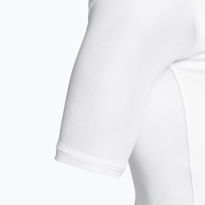 Tricou Calvin Klein Knit alb strălucitor pentru femei 7