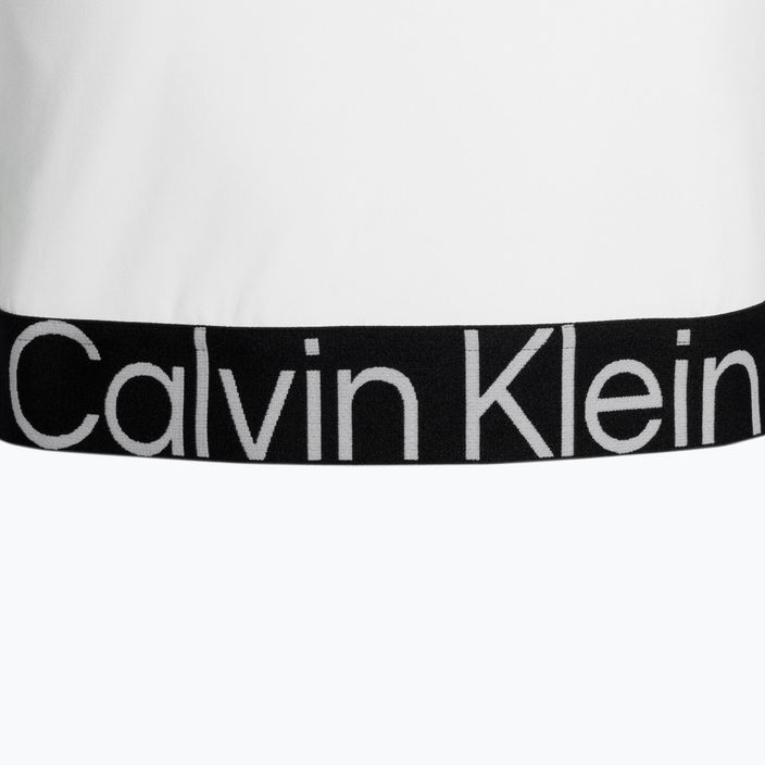 Tricou Calvin Klein Knit alb strălucitor pentru femei 8