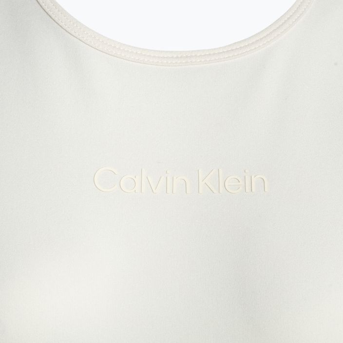 Tricou Calvin Klein Knit de damă din piele de căprioară albă pentru femei 7