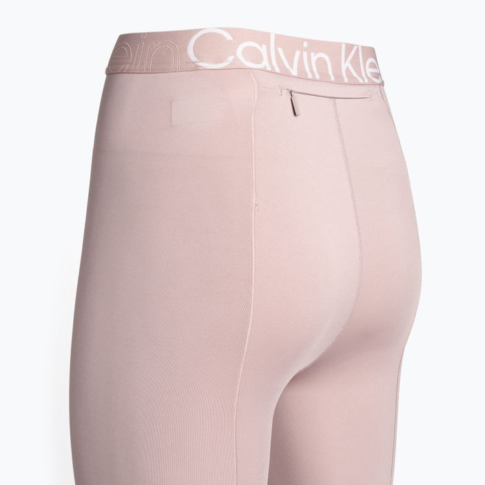 Jambiere de antrenament pentru femei Calvin Klein 7/8 8HR gri roz 8
