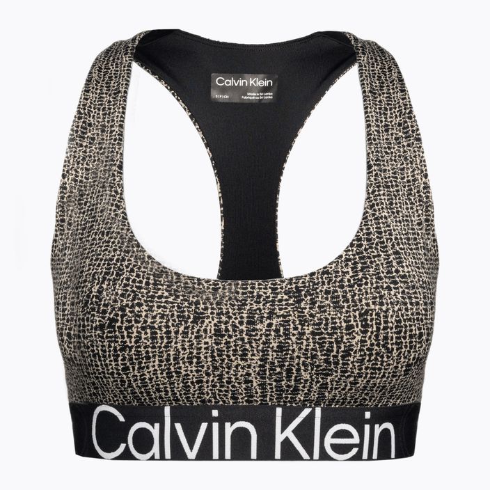 Sutien de fitness Calvin Klein Medium Support 8VR cu imprimeu șocant 5