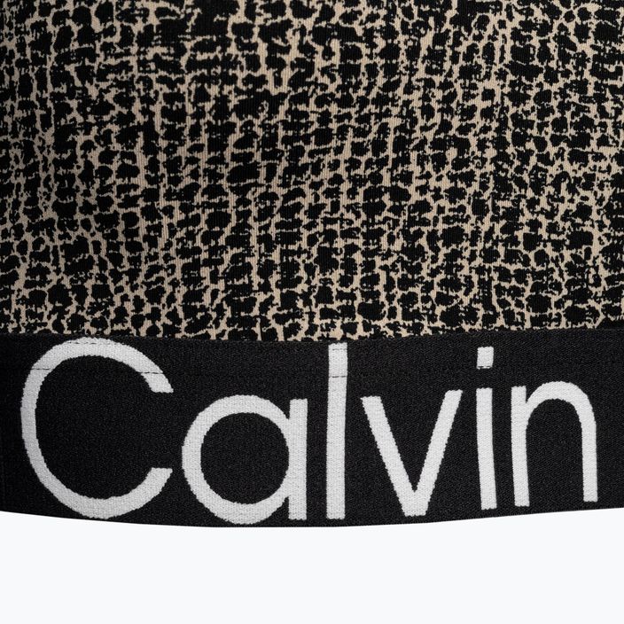 Sutien de fitness Calvin Klein Medium Support 8VR cu imprimeu șocant 7