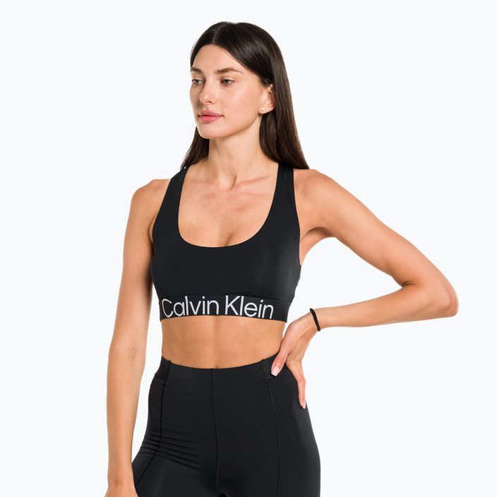 Calvin Klein Medium Support BAE sutien de fitness negru Beauty BAE